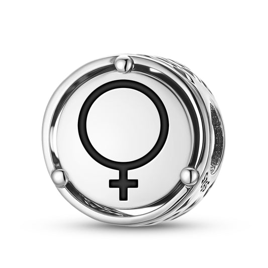 Greek Mythology Aphrodite Venus Charm – 925 Sterling Silver