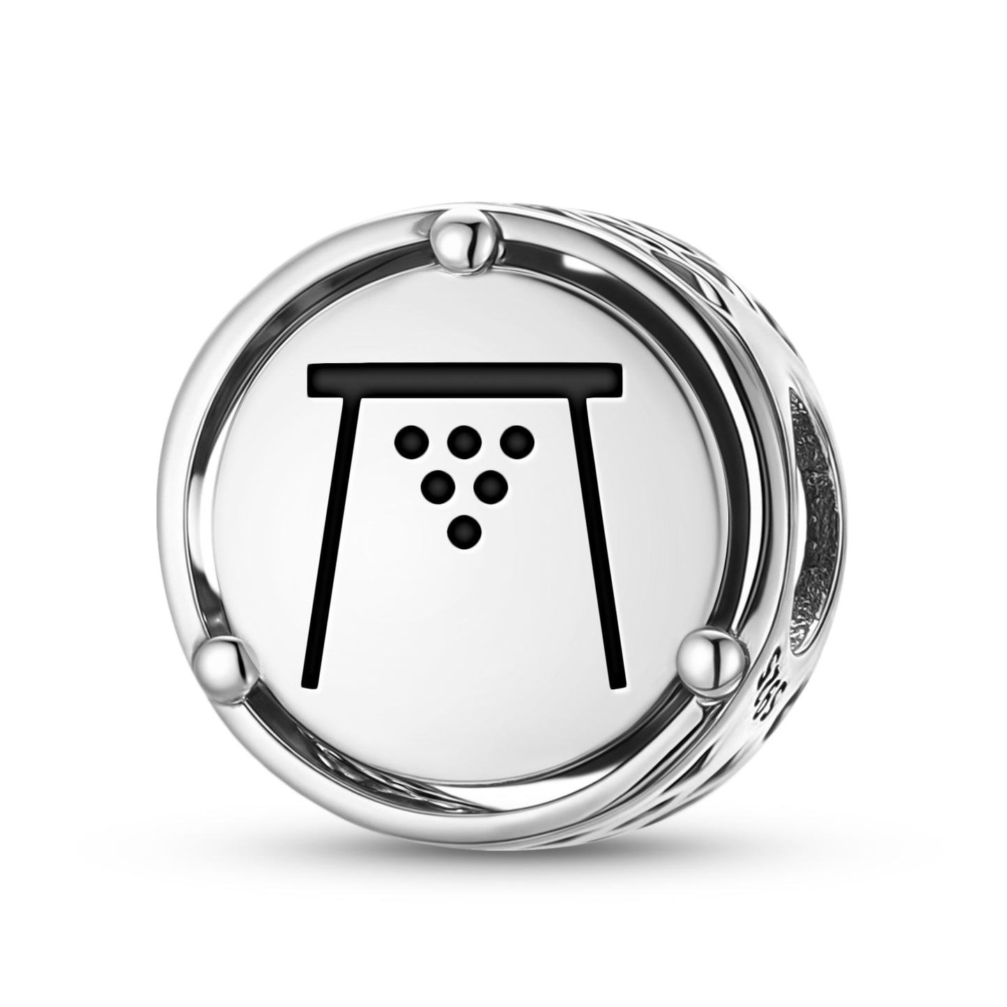 Celtic Yule Yuletide Charm – 925 Sterling Silver