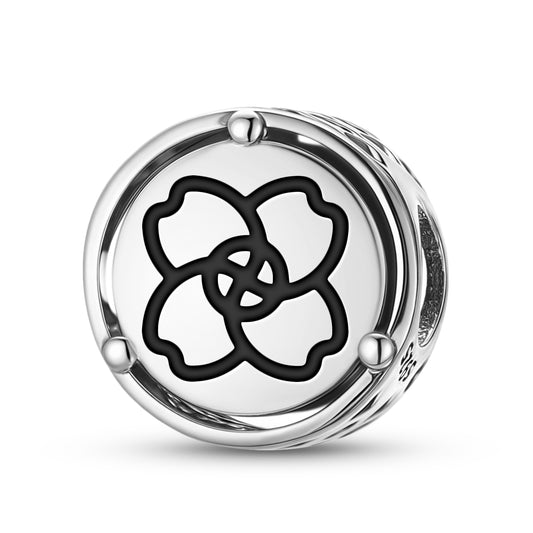 Sacred Geometry The Syringa Bush Charm – 925 Sterling Silver