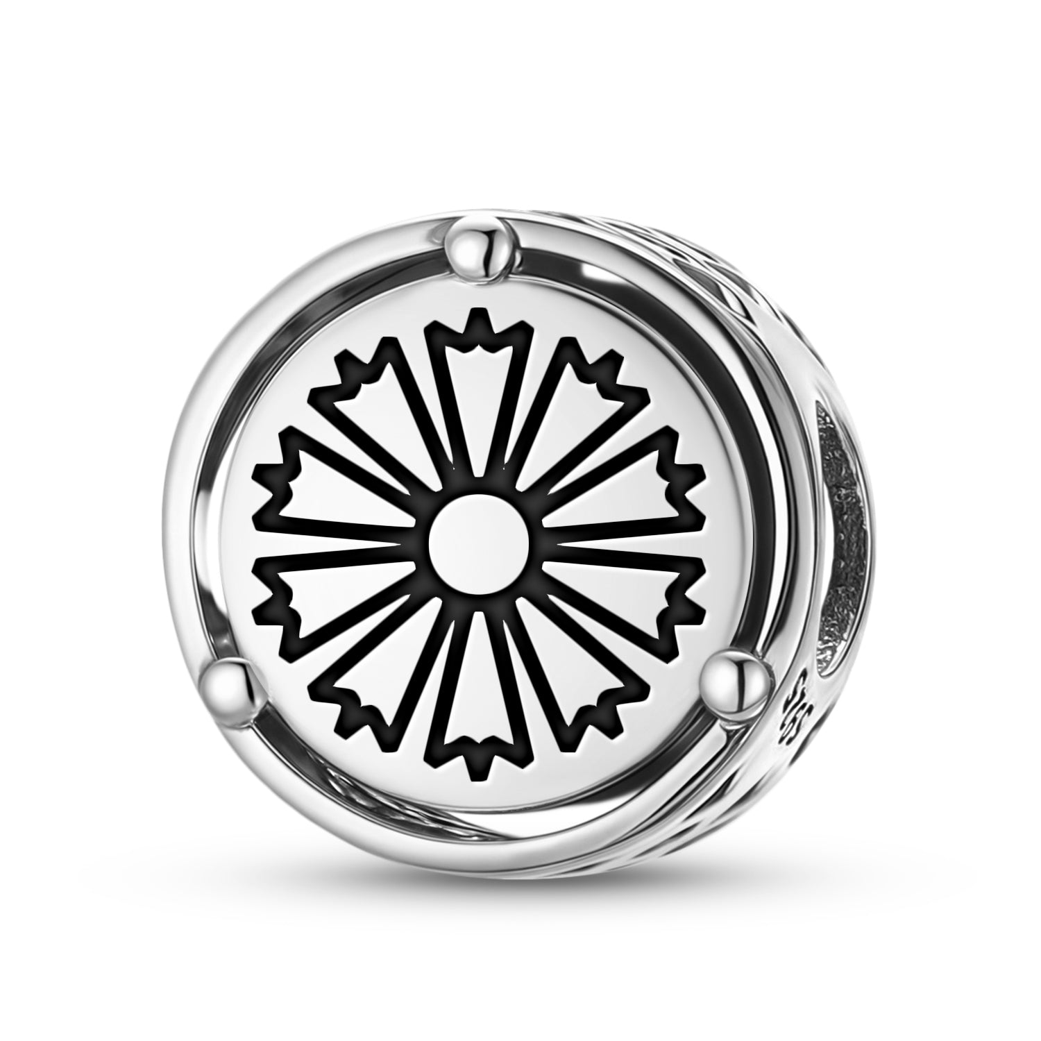 Sacred Geometry The Daisy Charm – 925 Sterling Silver