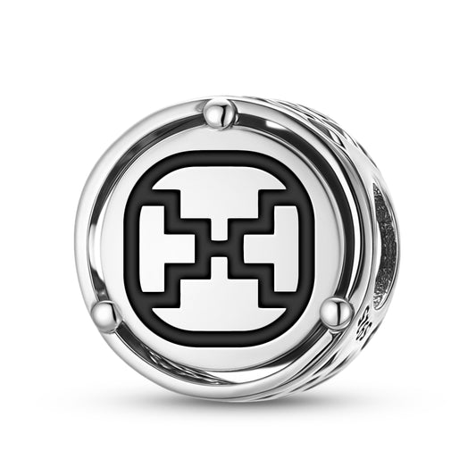 Mayan Etznab Charm – 925 Sterling Silver