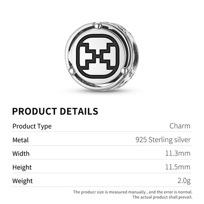 Mayan Etznab Charm – 925 Sterling Silver – view 3