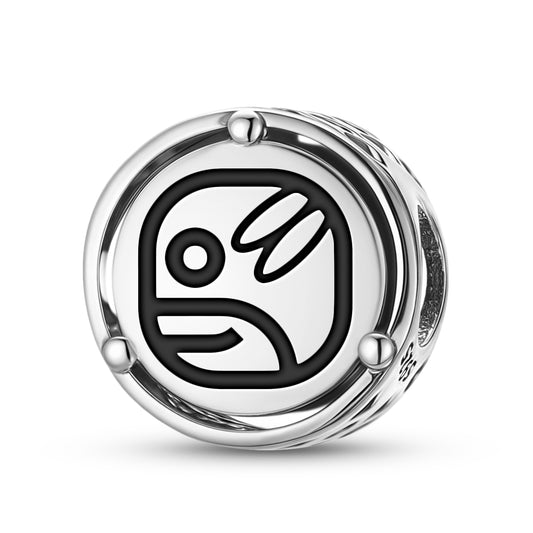 Mayan Ok Charm – 925 Sterling Silver