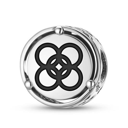 Adinkra Kintinkantan Charm – 925 Sterling Silver