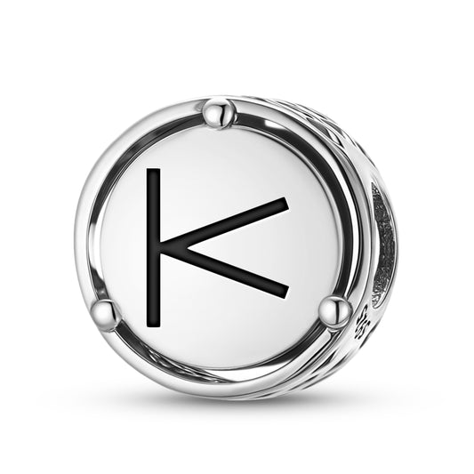 Native Rock Art Good Attitude Charm – 925 Sterling Silver