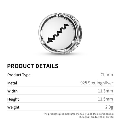 Rock Art-Inspired “Wisdom” Charm – 925 Sterling Silver – view 3