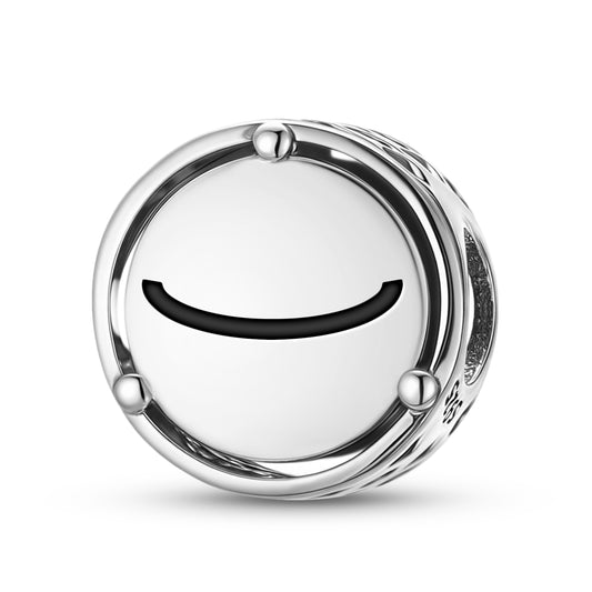 Native Rock Art Positivity Charm – 925 Sterling Silver