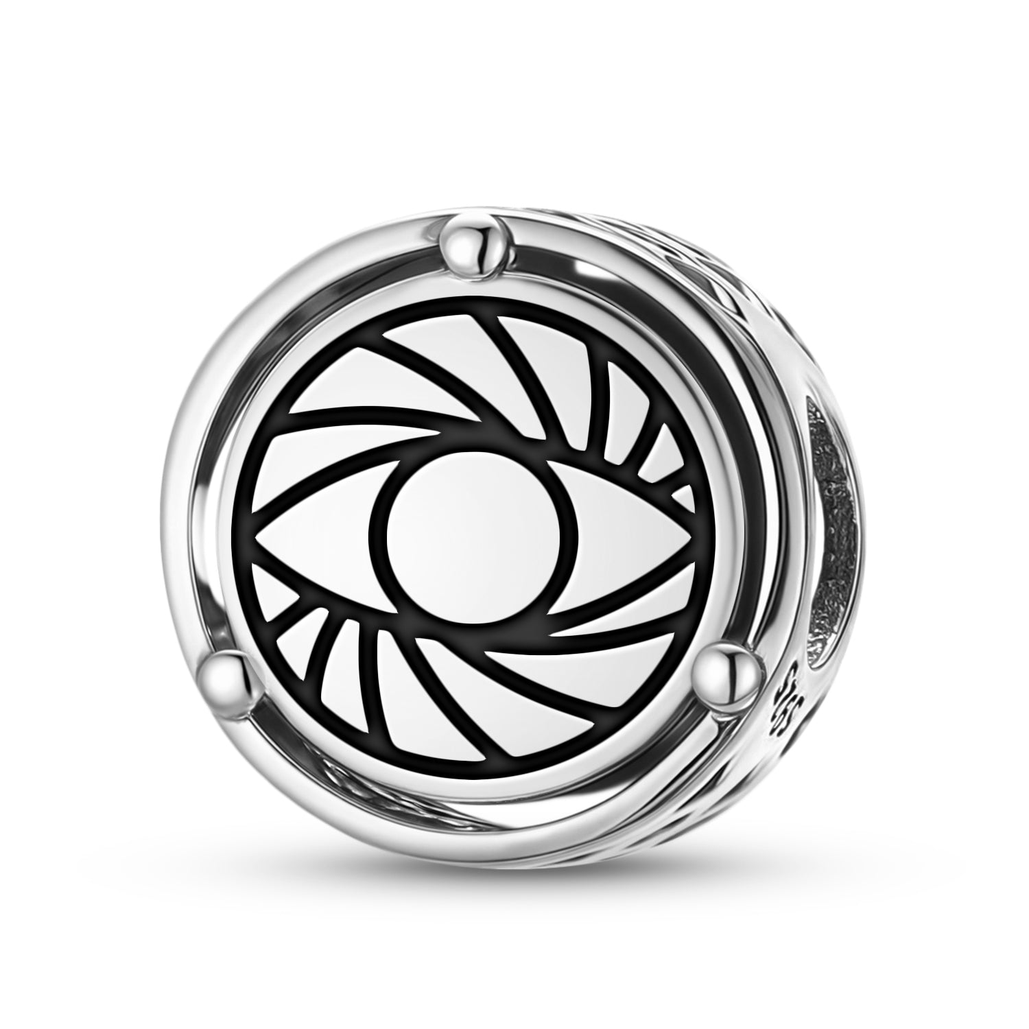 Crop Circles The All-seeing Eye Charm – 925 Sterling Silver