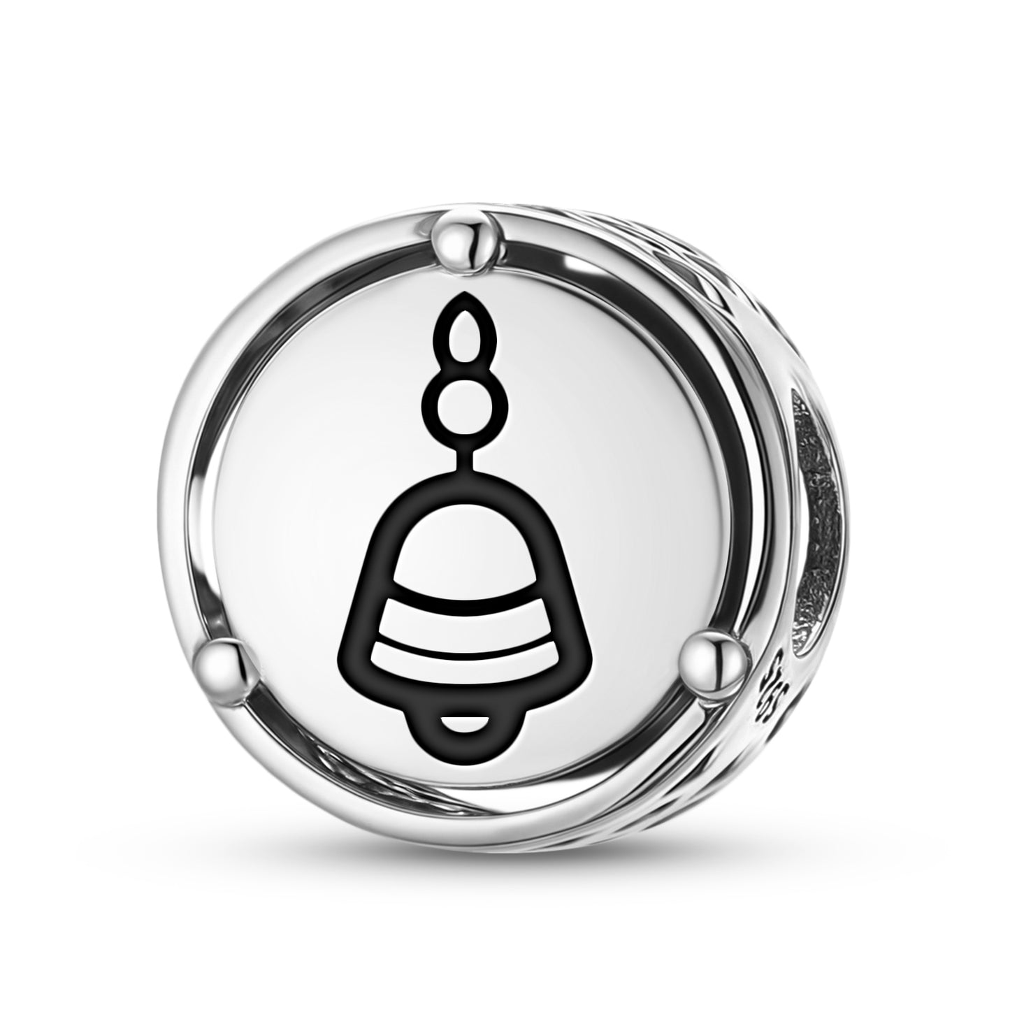 Hindu Ghanta Charm – 925 Sterling Silver