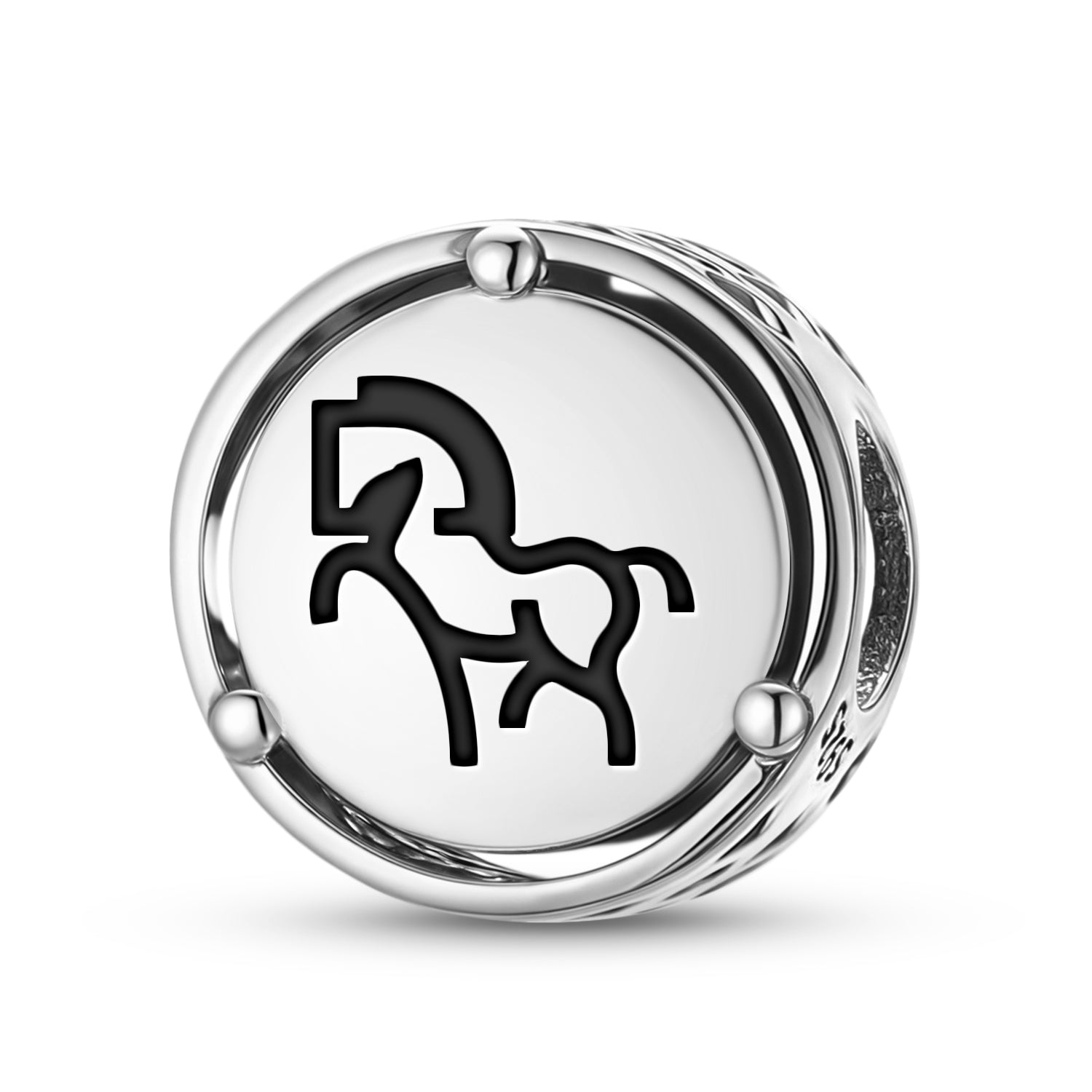 Animal HORSE Charm – 925 Sterling Silver