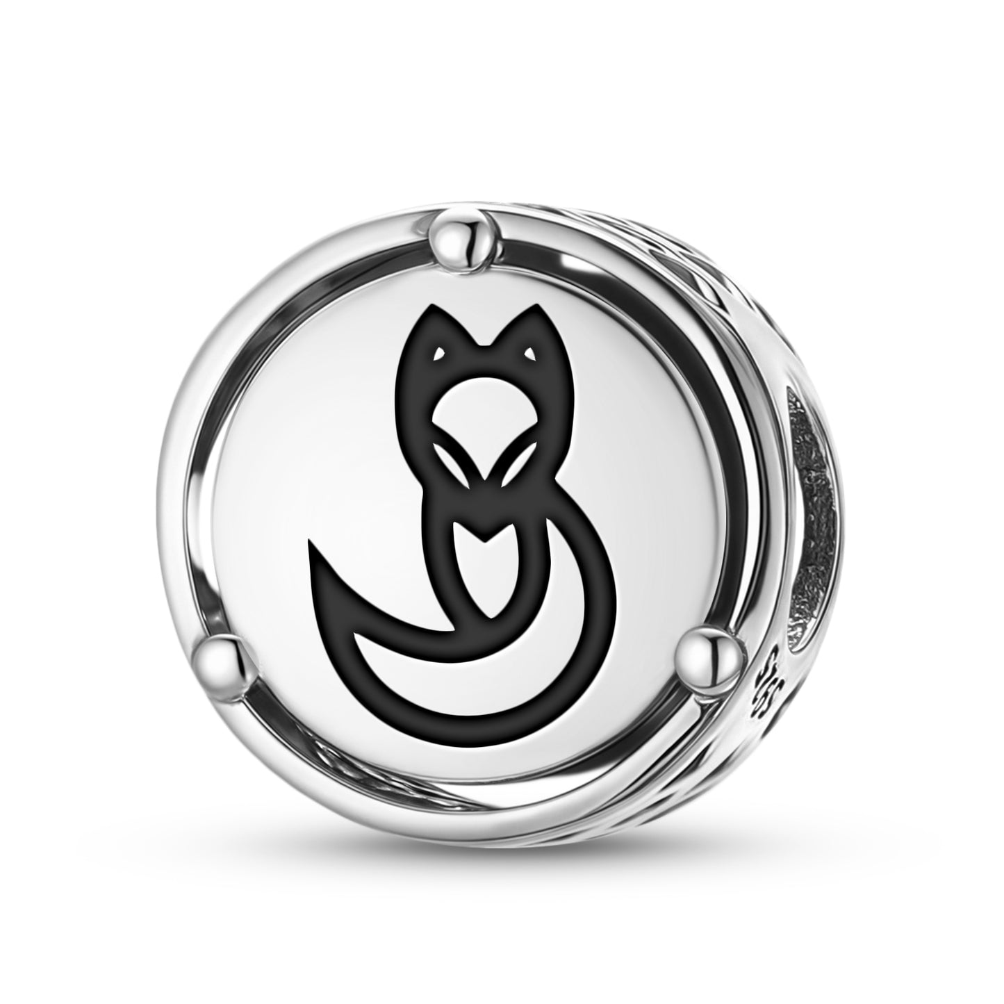 Animal FOX Charm – 925 Sterling Silver