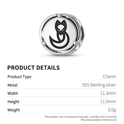 Animal FOX Charm – 925 Sterling Silver – view 3