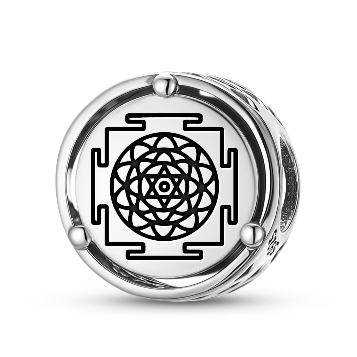 Yantra Surya Yantra Charm – 925 Sterling Silver