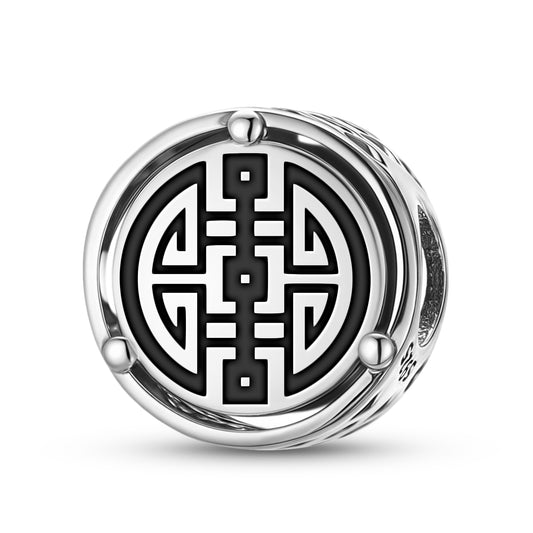 Chinese Xi – Happiness Charm – 925 Sterling Silver