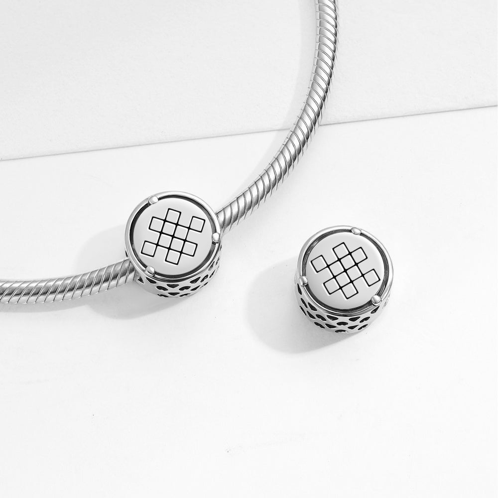 Endless Knot Charm – 925 Sterling Silver – view 2