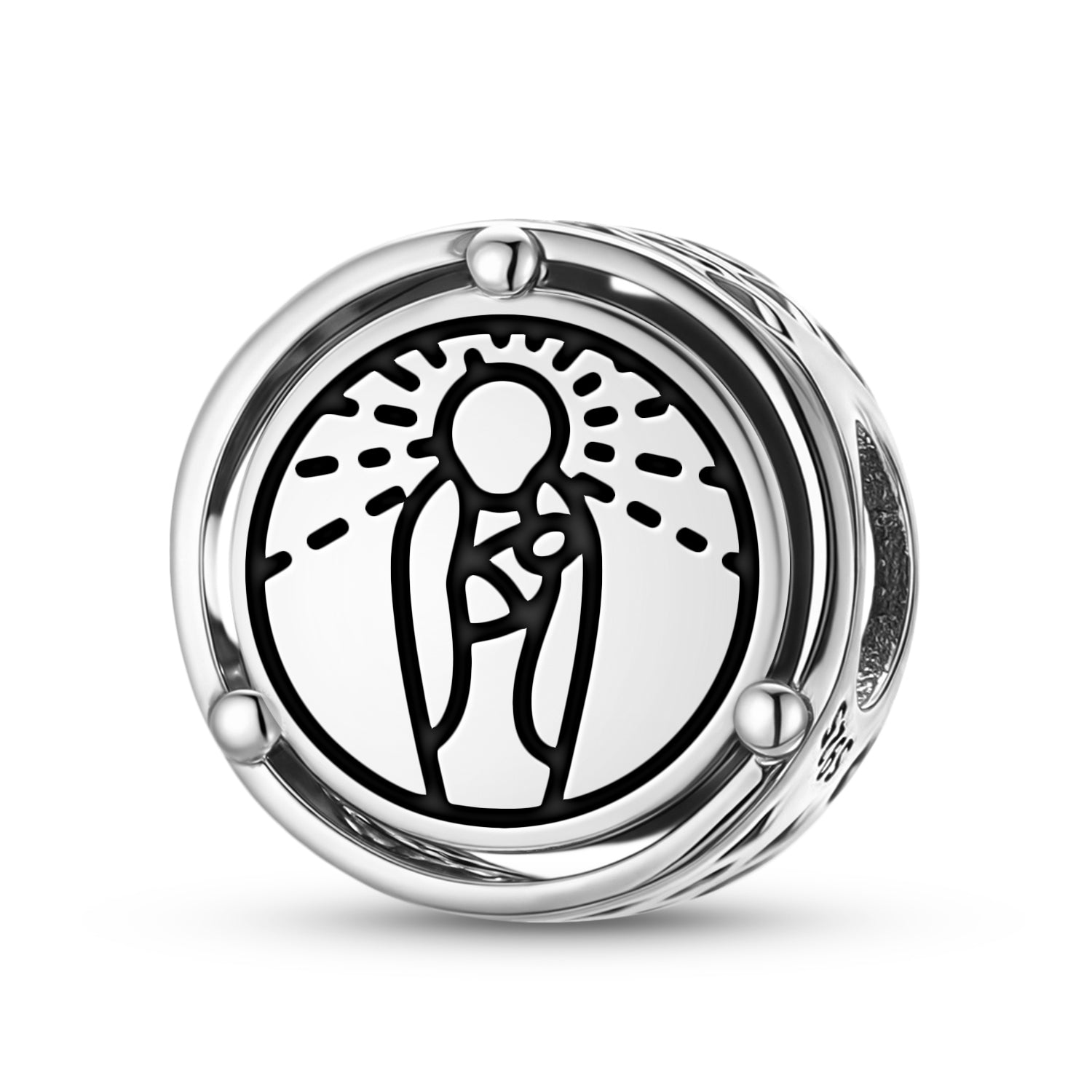 Anthroposophy Virgo Seal Charm – 925 Sterling Silver
