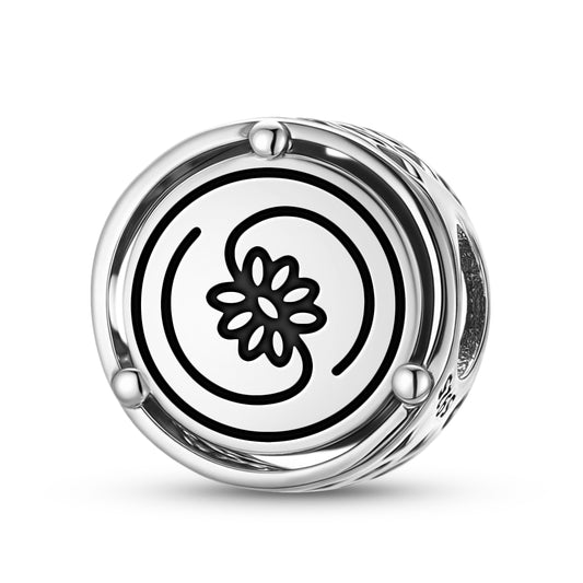 Anthroposophy Taurus Seal Charm – 925 Sterling Silver