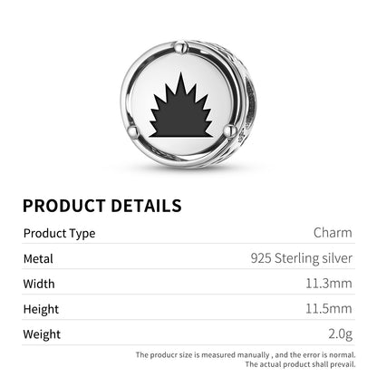 Adinkra Owia A Repue Charm – 925 Sterling Silver – view 3