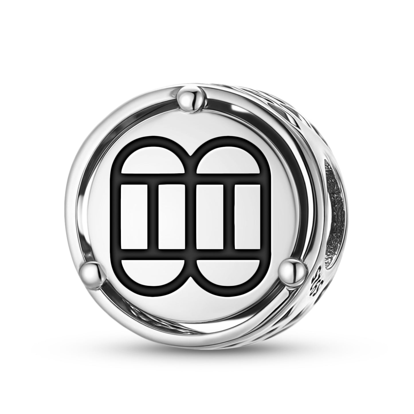 Adinkra Nnampo Pa Baanu Charm – 925 Sterling Silver