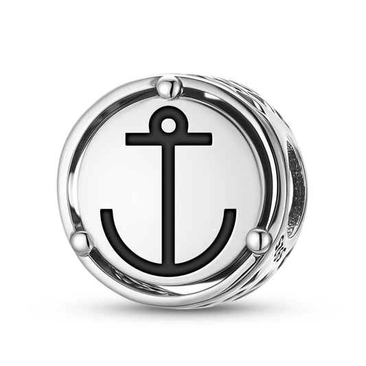St. Clement's Cross Dangle Charm – 925 Sterling Silver