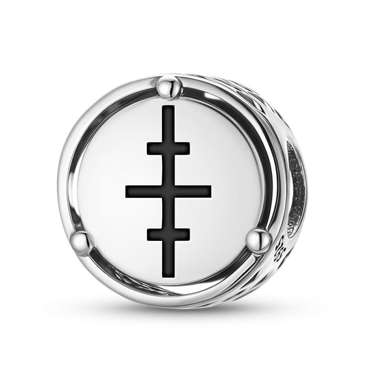 Christianity Salem Cross Charm – 925 Sterling Silver