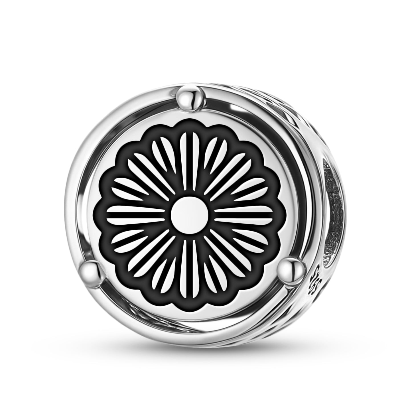Flowers Daisy Charm – 925 Sterling Silver