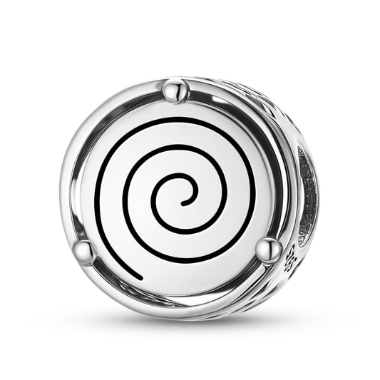 Nazca Lines The Spiral Charm – 925 Sterling Silver