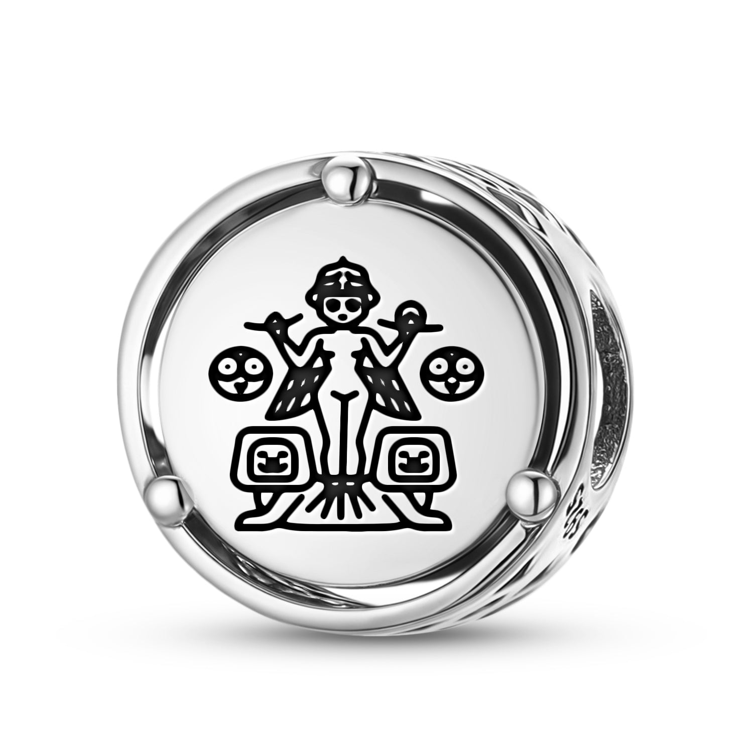 Sumerian Ereshkigal Charm – 925 Sterling Silver