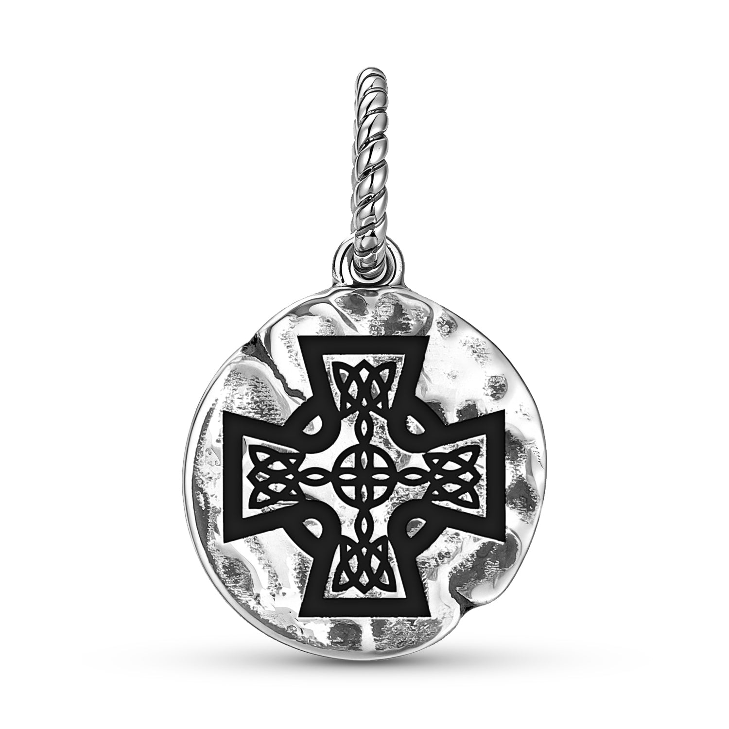 Celtic The Celtic Cross Symbol Dangle Charm – 925 Sterling Silver