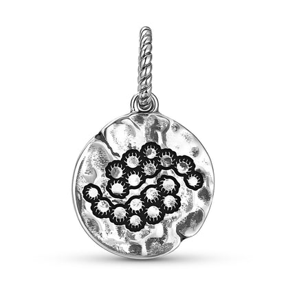 Goldenrod Flower Dangle Charm – 925 Sterling Silver