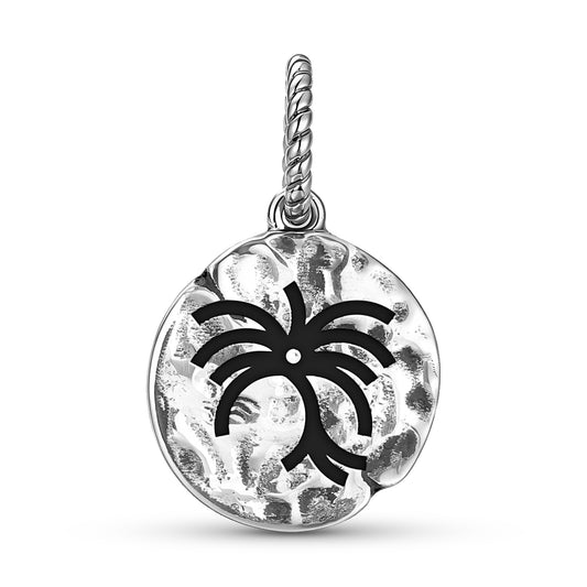 Abe Dua Symbol Dangle Charm – 925 Sterling Silver