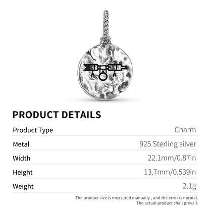 Hopi Mongko-Attributed Dangle Charm – 925 Sterling Silver – view 4