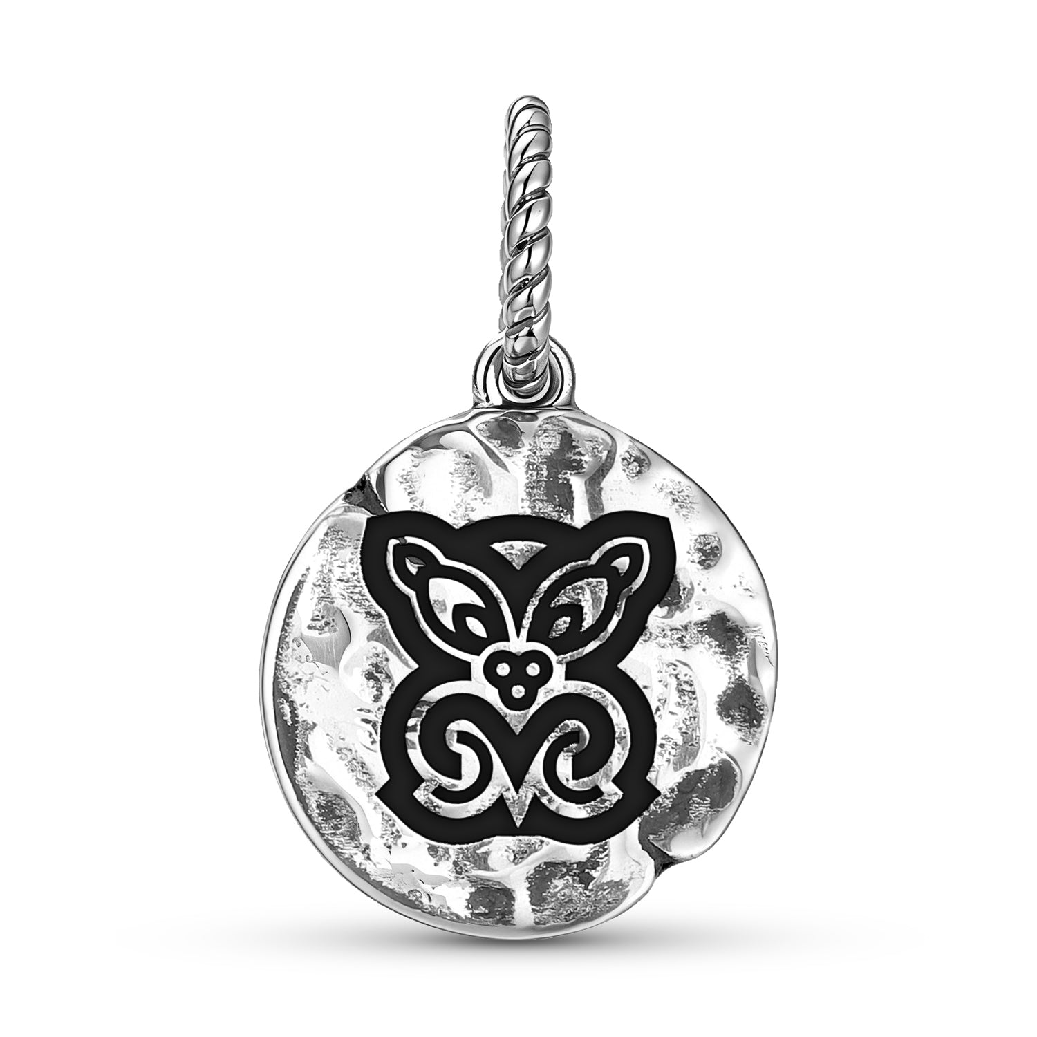 Maori Tāne Symbol Dangle Charm – 925 Sterling Silver