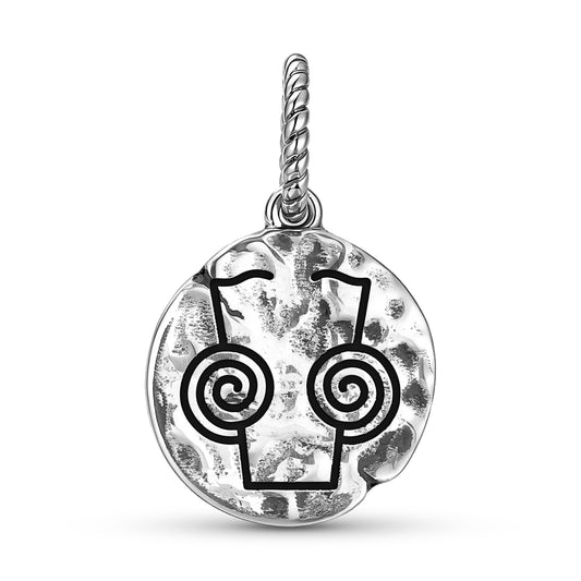 KRIJA Symbol Dangle Charm – 925 Sterling Silver