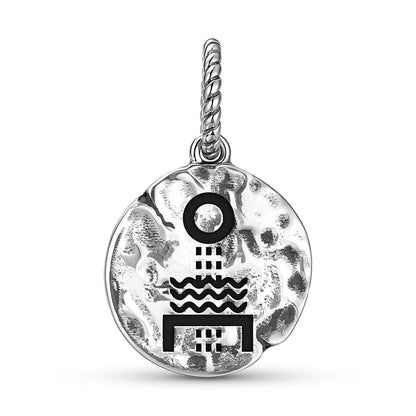Cosmic Eggs–Attributed Dangle Charm – 925 Sterling Silver
