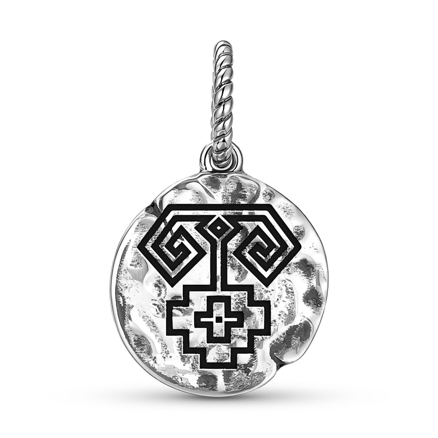 Turkish Koç Boynuzu Ram’s Horn Symbol Dangle Charm – 925 Sterling Silver