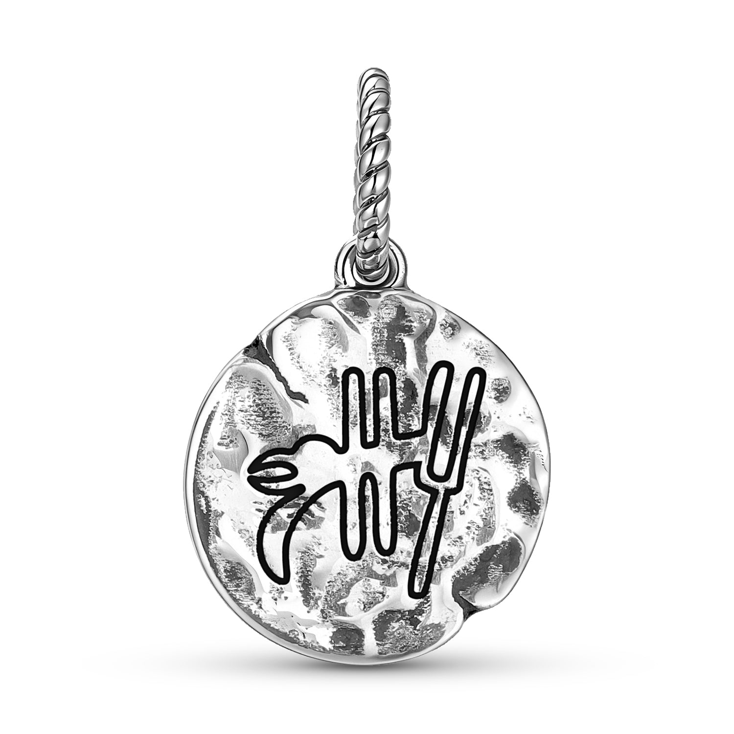 Lines The Parrot Dangle Charm – 925 Sterling Silver