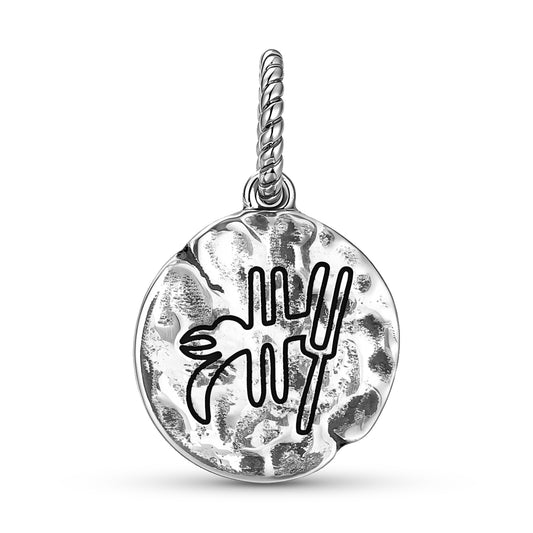 Lines The Parrot Dangle Charm – 925 Sterling Silver