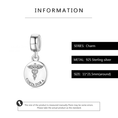 Teapot Dangle Charm – 925 Sterling Silver – view 4