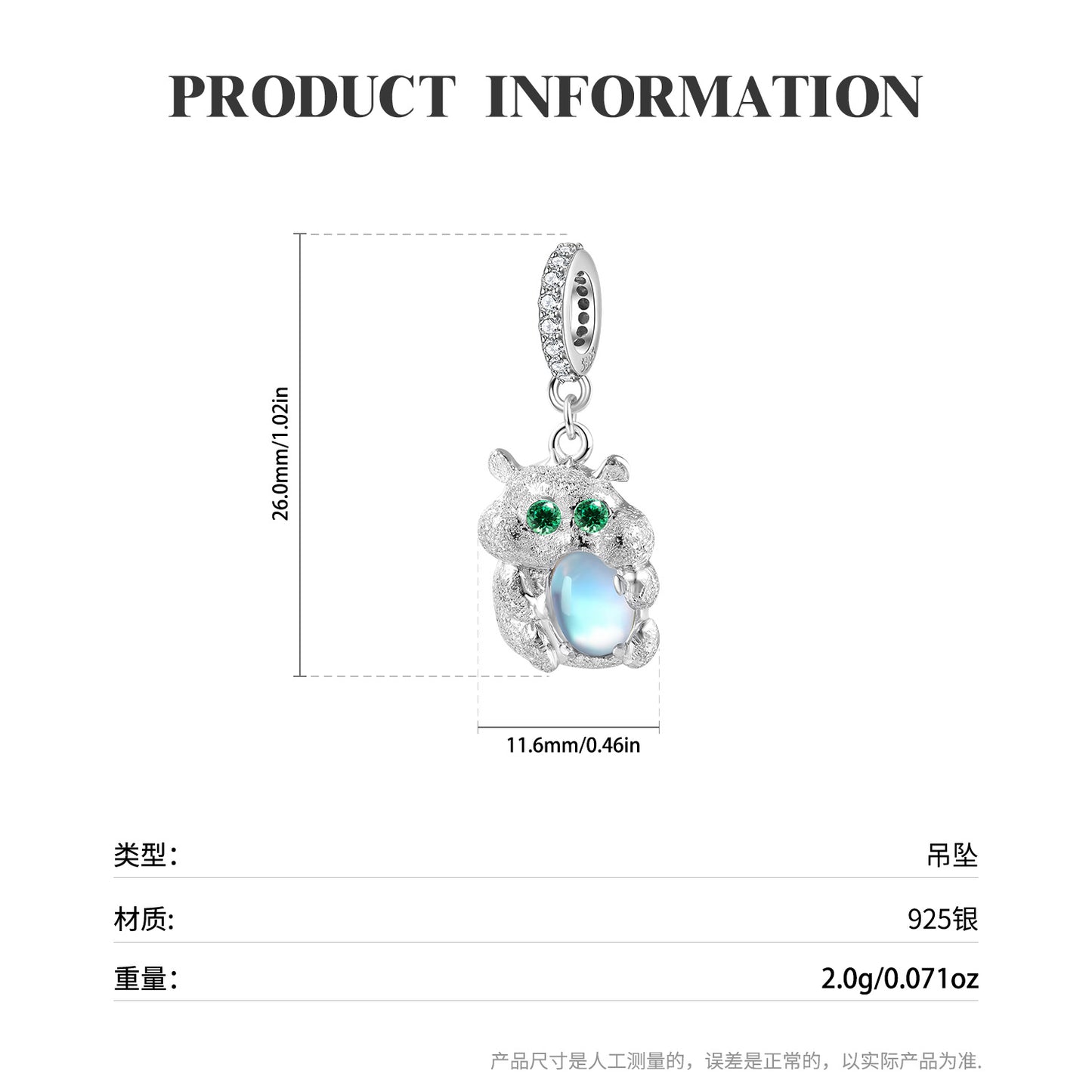 Evil Clown Charm – 925 Sterling Silver – view 2
