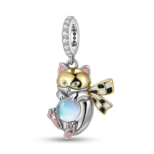 Basketball Panda Charm – 925 Sterling Silver