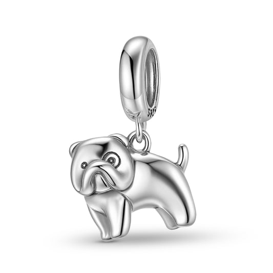 Pug Charm – 925 Sterling Silver