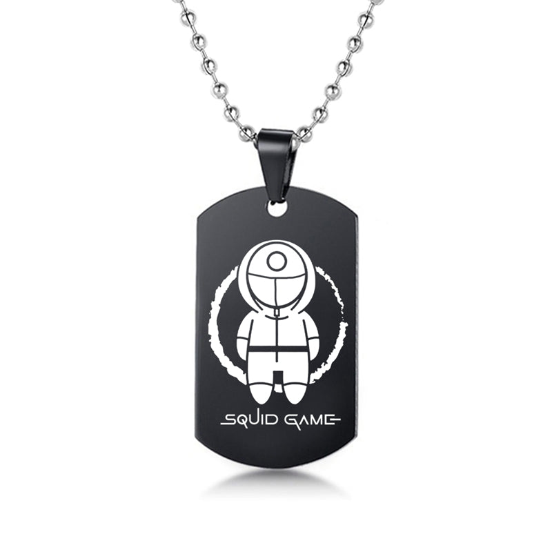 Squid Game Symbol Dog Tag Necklace – view 7