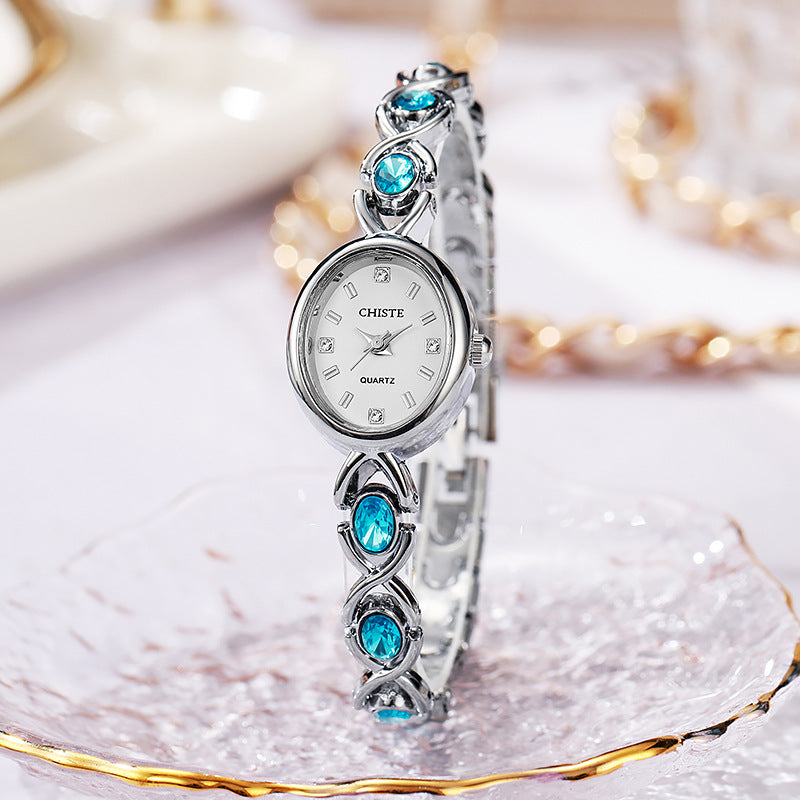 Womens Colored Diamond Niche High Appearance Value Bracelet Watch – view 7