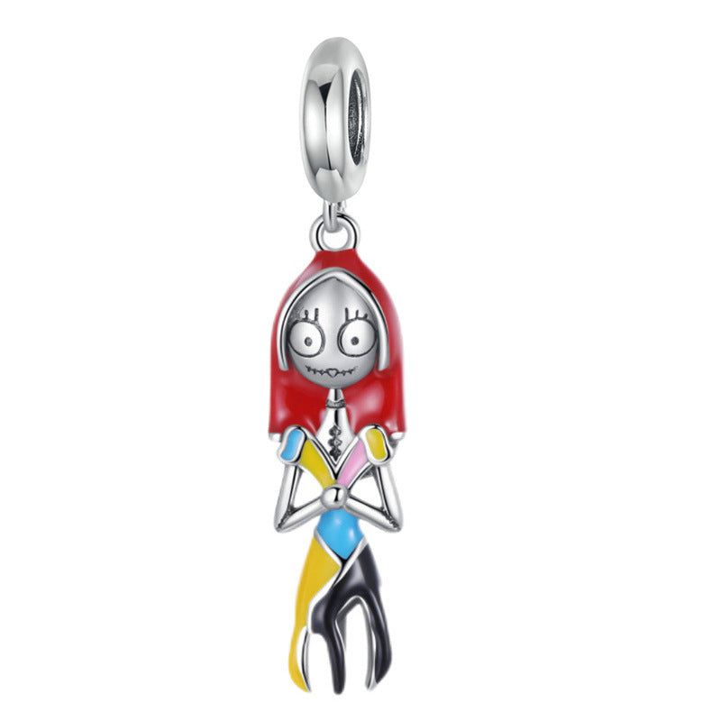 Electroplated Silver Cartoon Charm Beads For DIY Bracelets And Necklaces – view 35