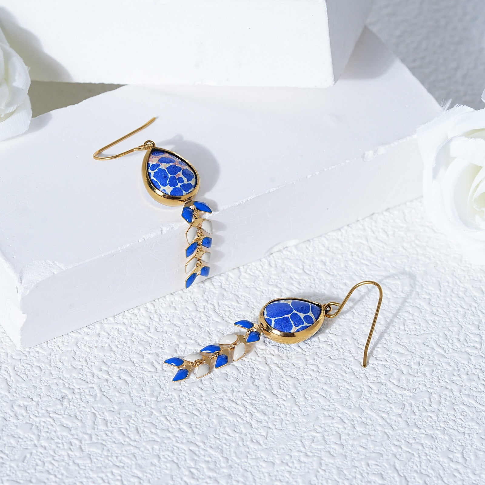 Retro Bohemian Wheat-ear Tassel Ear Hooks – view 5