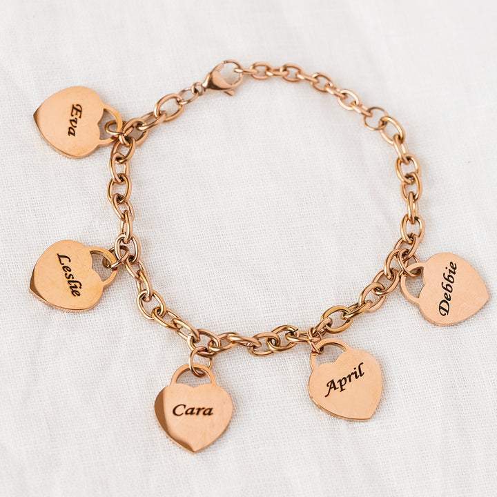 Love Engraved Bracelet Stainless Steel DIY – view 2