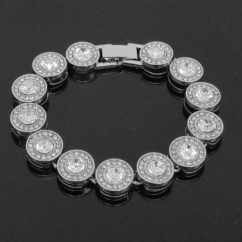 Double Gold Chain Full Diamond Hip Hop Rap Hip Hop Necklace – view 9
