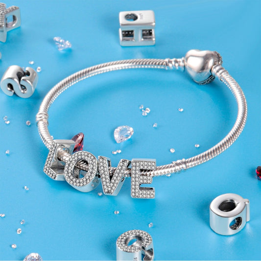 Letter Charm BeadsCreative And Personalized DIY Jewelry For Bracelets