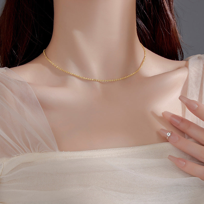 Sparkling Starry Sky Necklace – S925, 18K Gold Plated – view 6